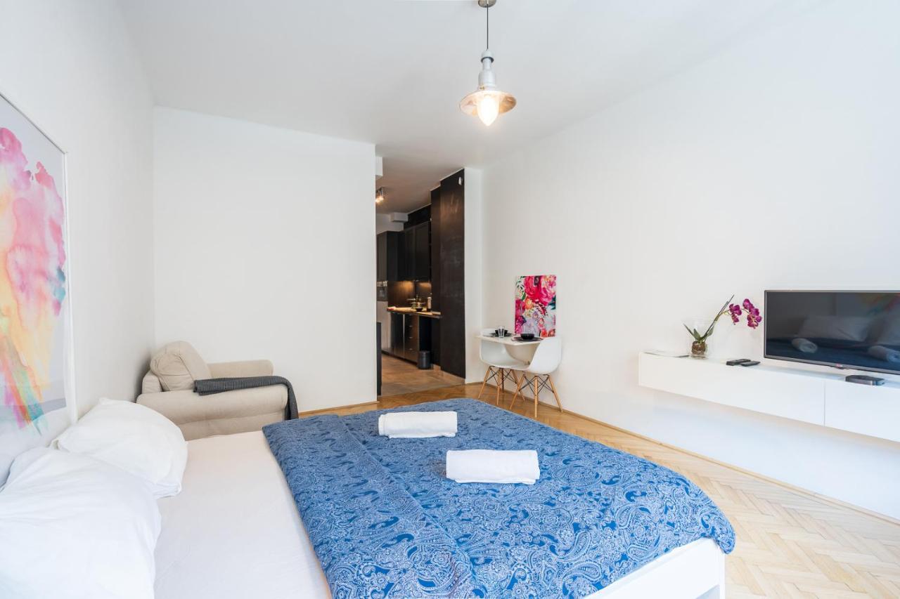 Bright Studio With Parliament View, Free Parking Budapest Exterior foto